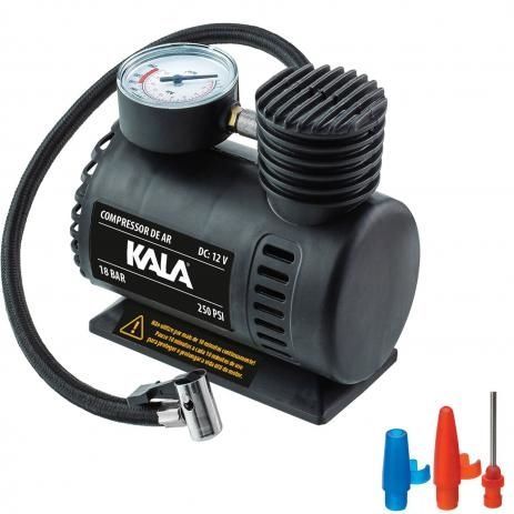 Compressor Ar 12V Compacto 250Ps1 Kala