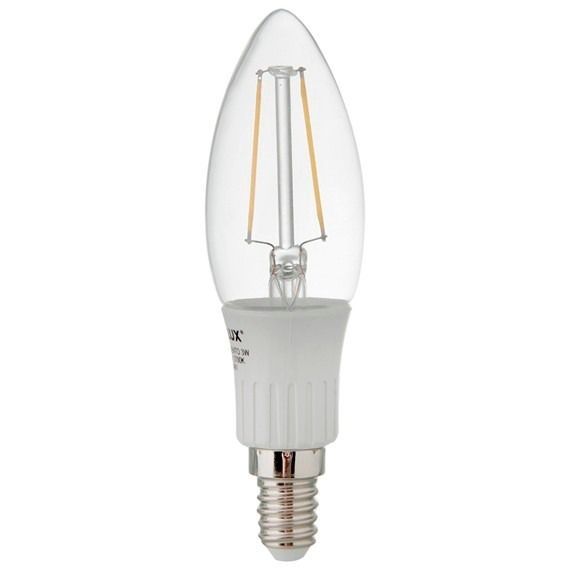 Lampada Led Vela Filamento E-14 6500K Ourolux