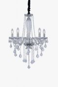 Lustre Cristal Maria Teresa 5 Lampadas E-14 Cristal - Cromado