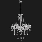 Lustre Cristal Maria Teresa 5 Lampadas E-14 Cristal - Cromado