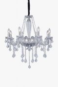 Lustre Cristal Maria Teresa 8 Lampadas E-14 Cristal - Cromado