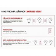 Lâmpada Led Controled 3 Tons De Luz 9W