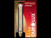 Lâmpada Led Vintage Tubo T185 4W Biv 2400K