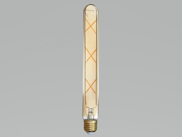 Lâmpada Led Vintage Tubo T300 6W Biv 2400K