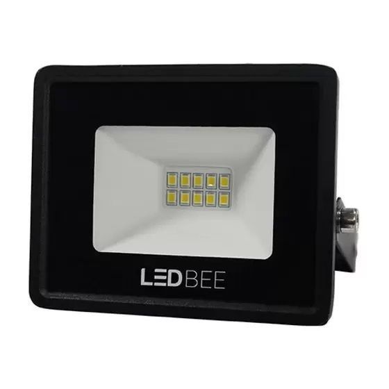 Refletor Led 10W 6500K Preto Led Bee