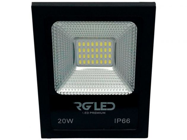 Refletor Led 20W Eco Luz Branca Fria 6500K