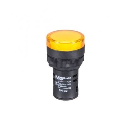 Sinaleiro 22Mm Amarelo 12V 