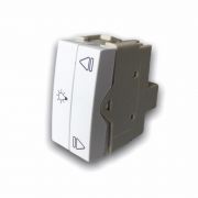 Sleek Modulo Interruptor Duplo Com Interruptor Paralelo + Interruptor De Reversão 10A-250V Br 