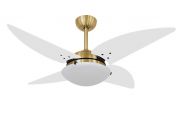 Ventilador Volare Dourado Quad  Branco 127V (4 Pás)